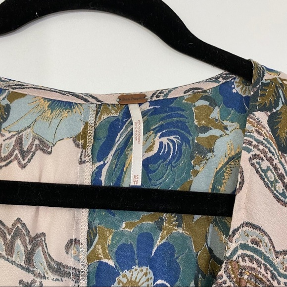 Free People High Plains Printed Wrap Front Dress - Picture 7 of 9